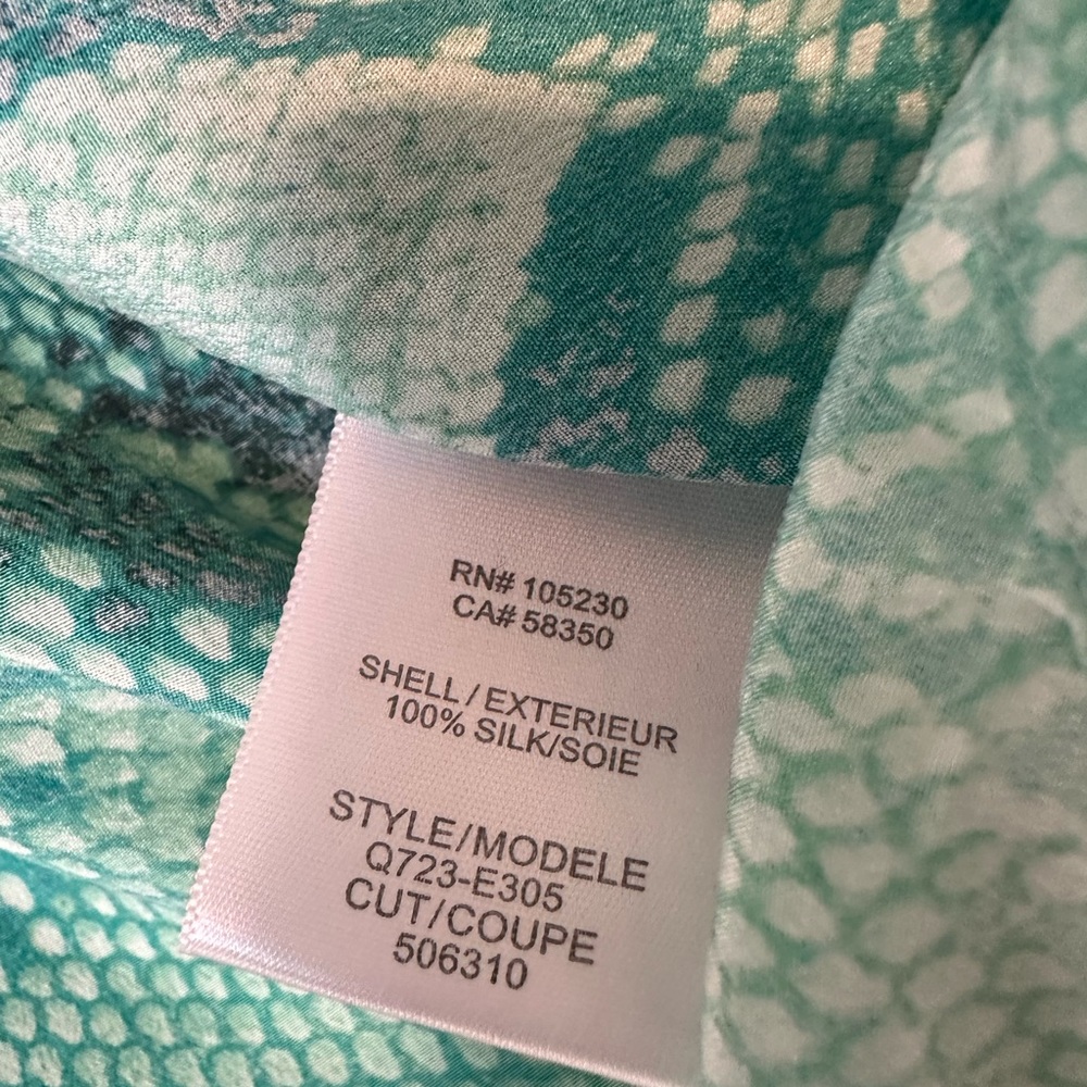 Equipment | Silk Blouse In Python Print Size Xs - image 6